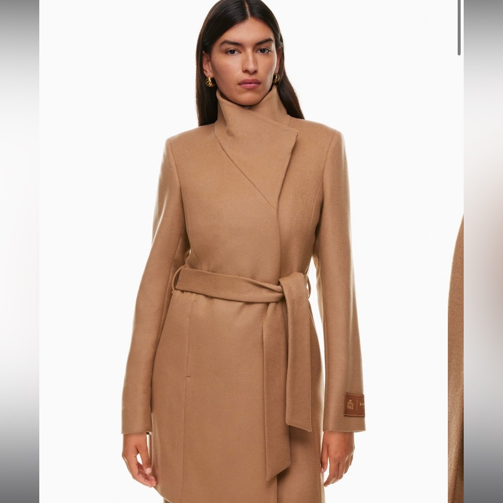 Babaton camel coloured wool coat (the Connor coat)